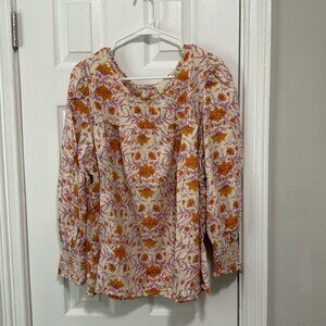 floral blouse